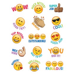 Image for Creative Teaching Press Emoji Reward Stickers, Pack of 75 from School Specialty