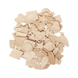 Image for Creativity Street Die-Cut Assorted Wood Shape, Assorted Size, 1/16 in Thickness, Pack of 1000 from School Specialty