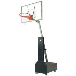 Image for Bison Club Court Portable Basketball System, 48 x 32 Inch Backboard, Acrylic Backboard from School Specialty