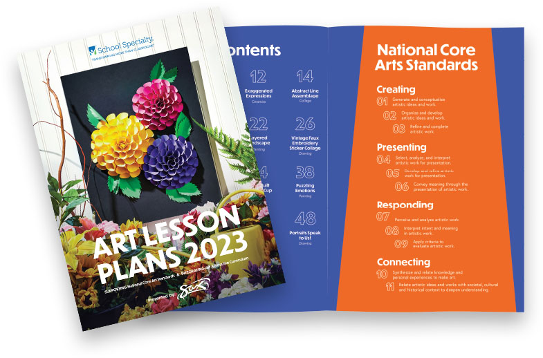 Art Lesson Plans 2023 Brochure