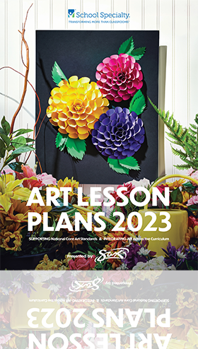 school specialty art lesson plans brochure cover