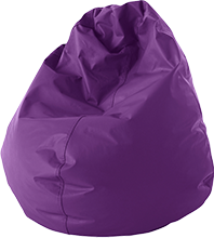 Purple beanbag chair