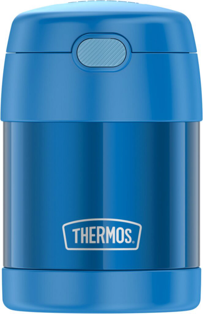 Thermos food jar in light blue