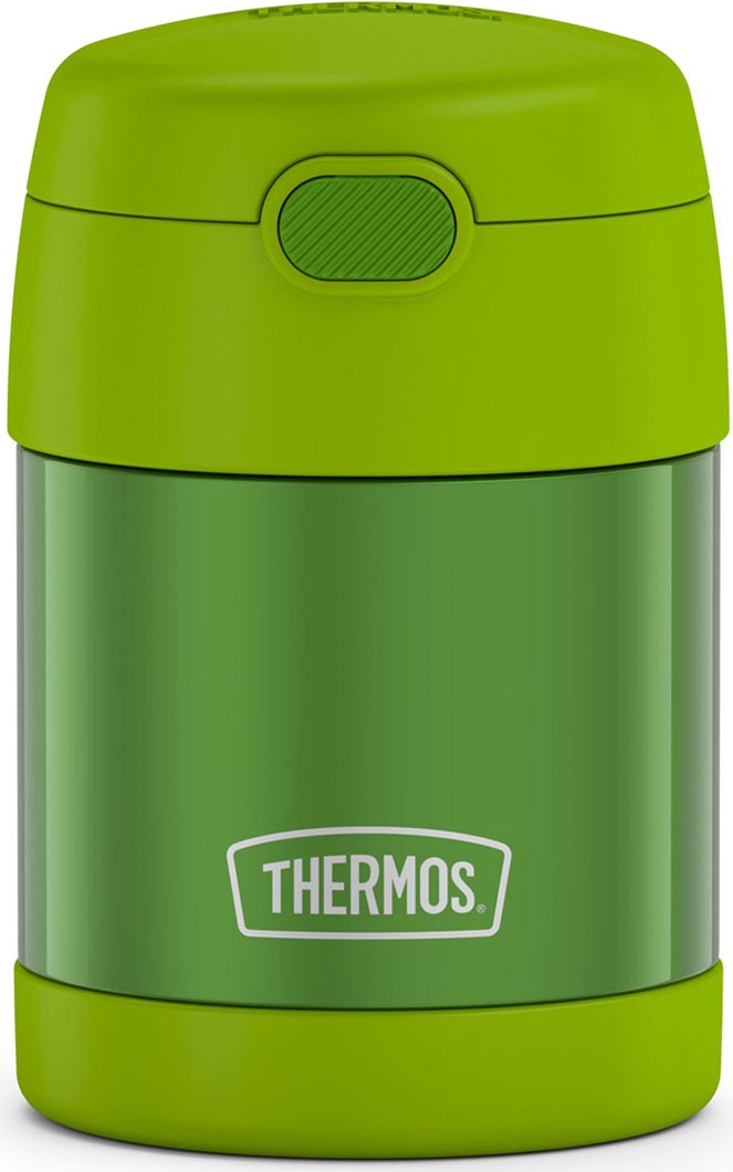 Thermos food jar in green
