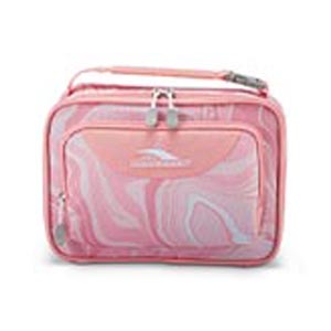 High Sierra lunch bag in pink marble