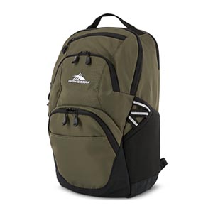 High Sierra swoop backpack olive green