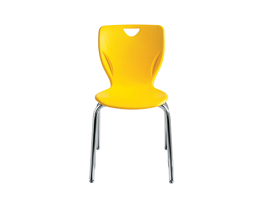 Contemporary 4-Leg Chair with or without Casters