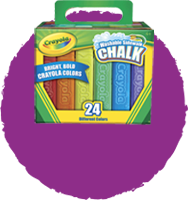 crayola chalk 24 pack