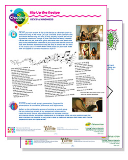 keys to kindness thinking sheets preview