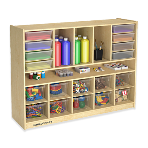 Classic Birch Mobile Book Organizer at Lakeshore Learning