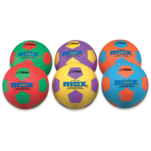 Multi-colored Soccer Balls