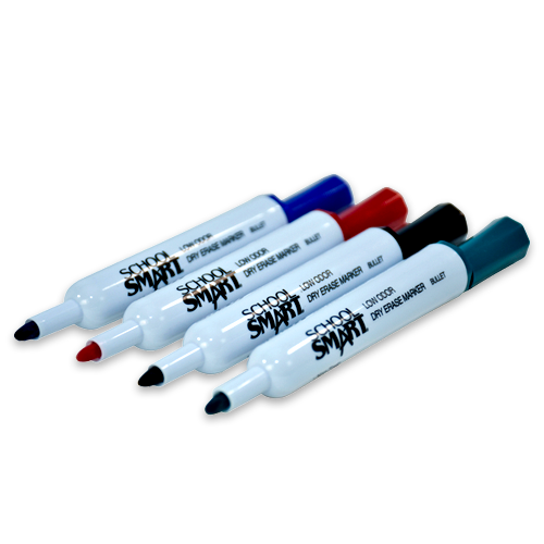 Show-me Teacher Drywipe Marker Assorted (Pack of 4) - STM4