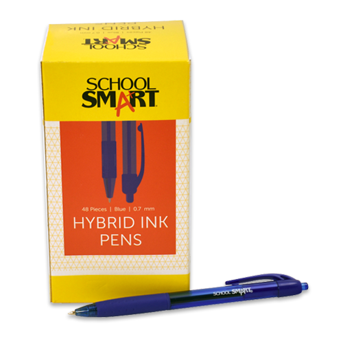 School Smart Felt Tip Pens, Water Based Ink, Fine Tip, Black, Pack