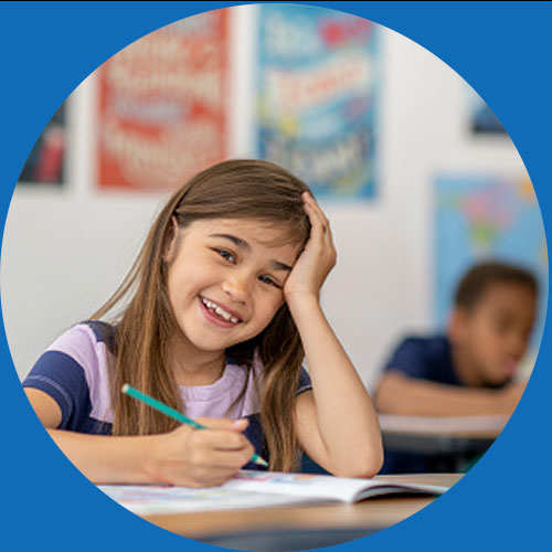 image of little girl in a classroom