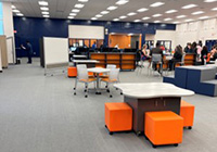 photo of new Media Lab makeover sponosored by School Specialty and others at Stranahan High School