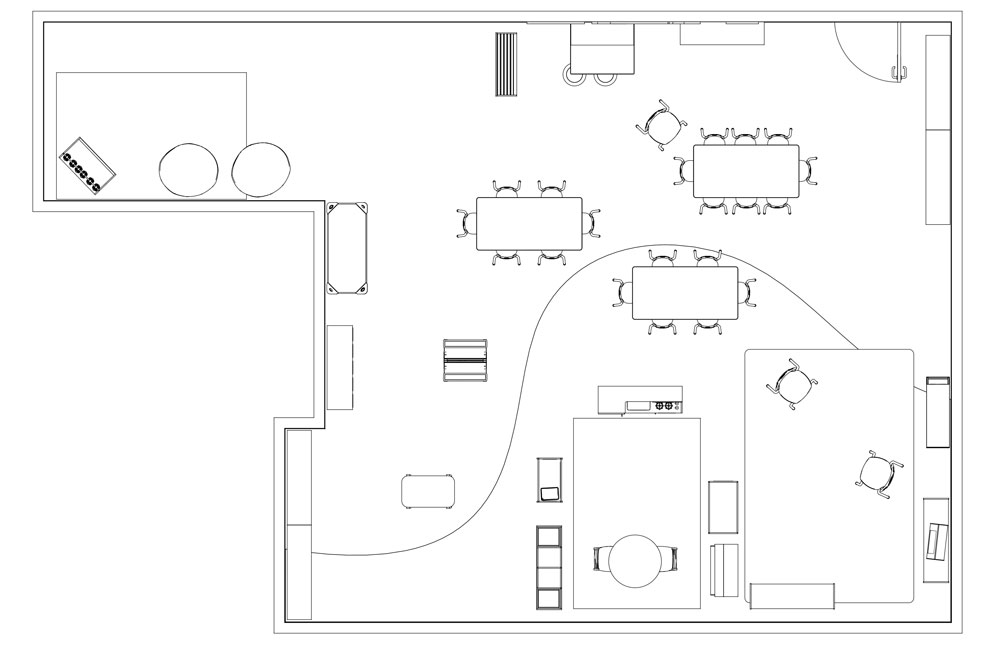 Example floor plan.