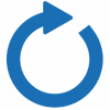 blue 360 arrow icon