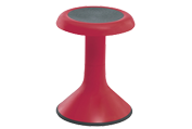Red stool.