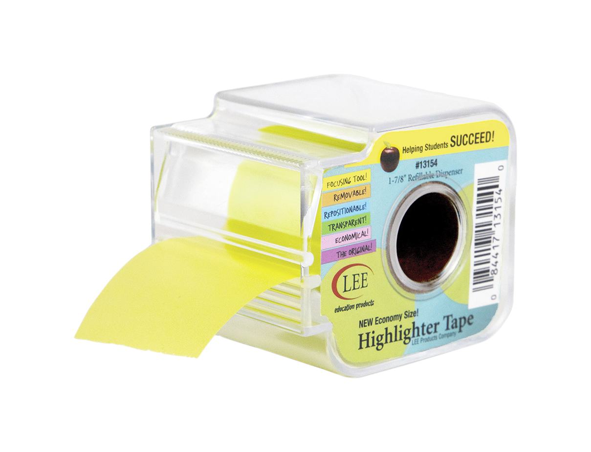Lee 都内で Removable 人気ブランド多数対象 Wide Highlighter Note Tape 8 393 Yellow in 1-7 X