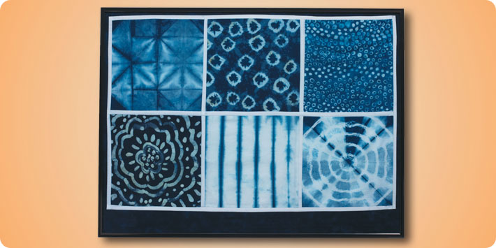 Indigo Resist Dye Sampler