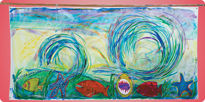 Florida Sea Life Mural