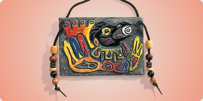 Glazed Relief Tile