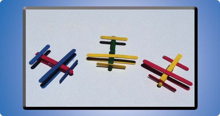 Clothespin Planes